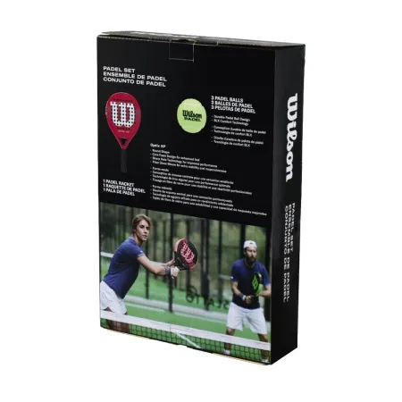 Набор для падела WILSON Optix XP Padel KIT, WR202110U2, ракетка + 3мяча, красный за 20&nbsp;362.60 ₽ купить в Рязани
