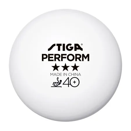 Мяч для наст. тенниса Stiga Perform 3***, 40+, 1113-2110-06, пластик, ITTF Appr., уп.6 шт, бел за 2&nbsp;121.60 ₽ купить в Рязани