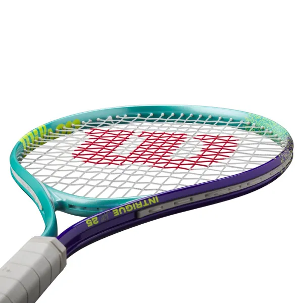 Ракетка б/т дет. Wilson Intrigue Jr 25, WR180310U, для детей 9-10лет, алюминий,со струн., бирюз-фиол за 5&nbsp;271.70 ₽ в Рязани