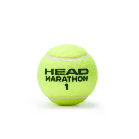 Мяч теннисный HEAD Marathon 3B, 578183, крафт. упак.3шт, без давления, фетр, нат.резина,желтый за 1&nbsp;055.70 ₽ купить в Рязани
