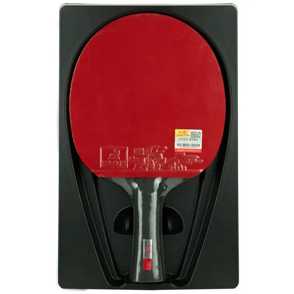 Ракетка для н/т DOUBLE FISH Black Carbon King Racket 3***, для професс.,ITTF Appr.,накл.2,1,мм за 4&nbsp;346.90 ₽ в Рязани