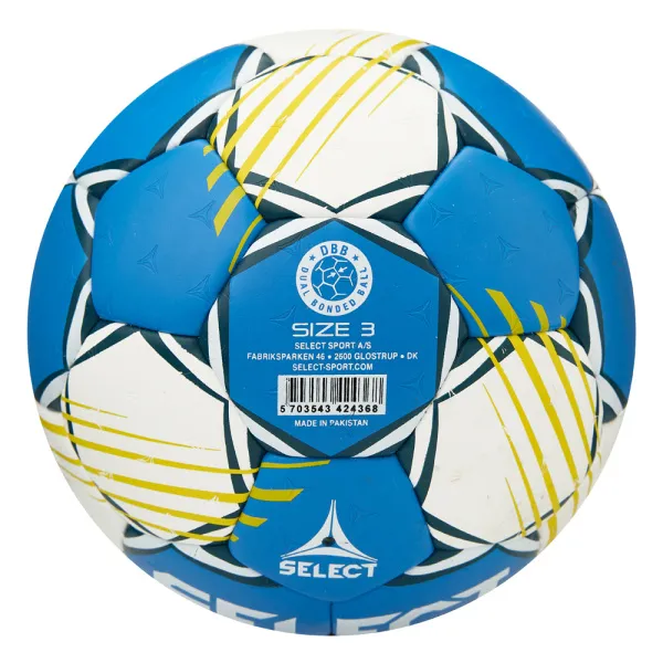 Мяч ганд. SELECT HB FORCE DB V25, 1622858205, Senior (р.3), EHF Appr,ПУ, гибр.сш., сине-белый за 8&nbsp;438.80 ₽ в Рязани