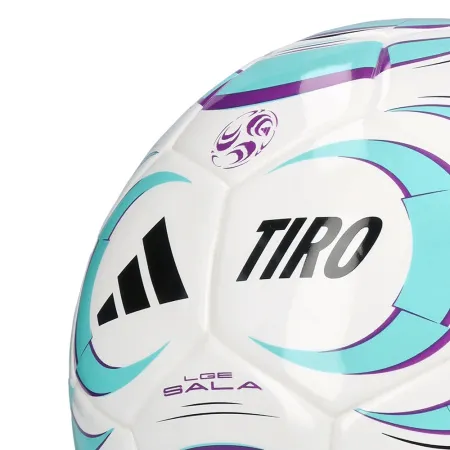 Мяч футзал. ADIDAS Tiro League Sala JW1526, р.4, FIFA Basic, 32 пан, ТПУ, термосш., бело-бирюз-фиол за 4&nbsp;833.10 ₽ купить в Рязани
