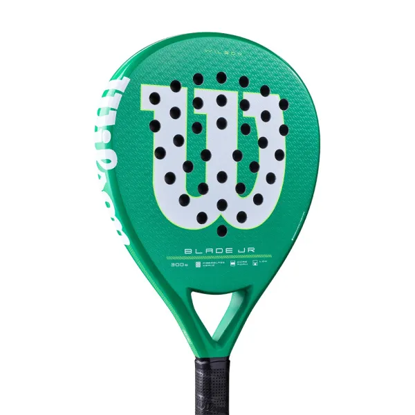 Ракетка для падела WILSON Blade Jr  V4 Padel, WR213811U0, для начин-х, стекловолокно, зеленый за 14&nbsp;934.50 ₽ в Рязани