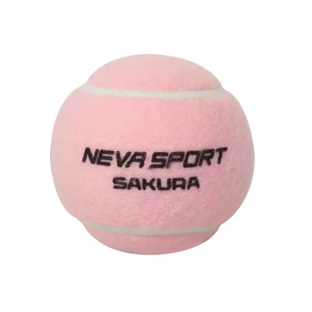 Мяч для падела NS Sakura, UAA2, уп.3 шт, сукно, нат.резина, розовый за 824.50 ₽ купить в Рязани