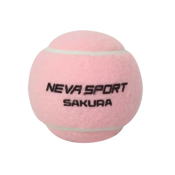 Мяч для падела NS Sakura, UAA2, уп.3 шт, сукно, нат.резина, розовый за 824.50 ₽ в Рязани