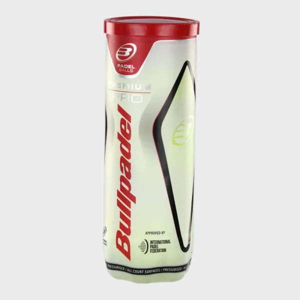 Мяч для падела BULLPADEL Premium PRO, 471959, уп.3 шт, FIP Approved, войлок, нат.резина,желтый за 1&nbsp;094.80 ₽ в Рязани
