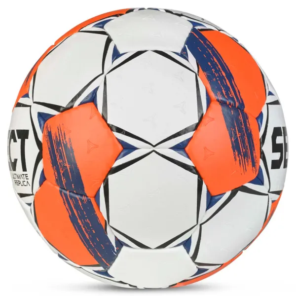 Мяч ганд. SELECT Ultimate Replica v25, 3572858745, р.3(Senior), ПУ,руч.сш, бел-оранж-т.син за 5&nbsp;373.70 ₽ в Рязани