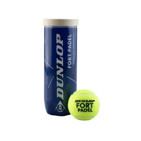 Мяч для падела Dunlop Fort Padel, 601555, уп.3 шт, FIP, сукно, нат.резина,желтый за 1&nbsp;135.60 ₽ купить в Рязани