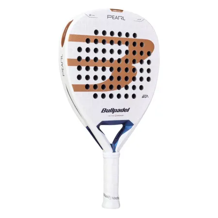 Ракетка для падела BULLPADEL Pearl 27, 497249, для проф-в, стекловолокно,карбон, бело-золотистый за 44&nbsp;319 ₽ купить в Рязани