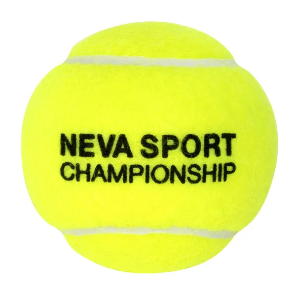 Мяч теннисный NS Championship 3B, 124001, уп.3шт, сукно, нат.резина, желтый за 646 ₽ в Рязани