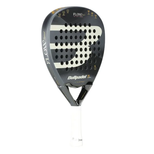 Ракетка для падела BULLPADEL Flow Legend, 494405, для профессионалов, стекловолокно,черно-белый за 31&nbsp;307.20 ₽ в Рязани