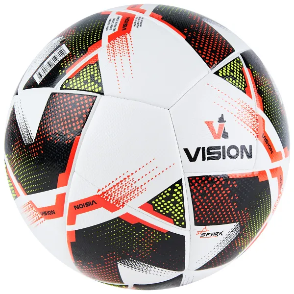 Мяч футб. VISION Spark, F324045, р.5, FIFA Basiс, 24 пан,ПУ,2 подкл.слой,гибрид.сшив,бело-мультикол за 2&nbsp;279.70 ₽ в Рязани