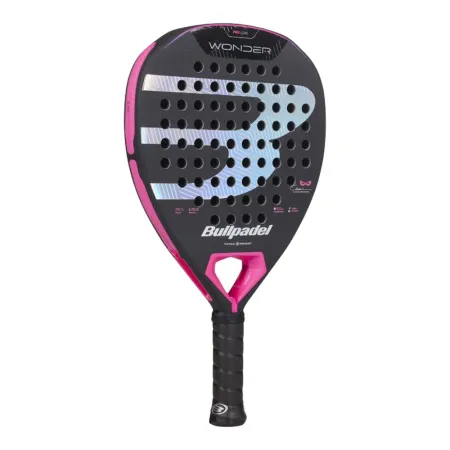 Ракетка для падела BULLPADEL Wonder 27, 497250, для продв.игроков, стекловолокно, карбон, черно-роз за 42&nbsp;969.20 ₽ купить в Рязани