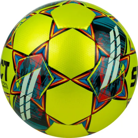 Мяч футзал. SELECT Futsal Mimas, 1053460550, р.4,FIFA Basic, 32 пан, гл.ПУ, руч.сш, жел-сине-красный за 6&nbsp;303.60 ₽ купить в Рязани