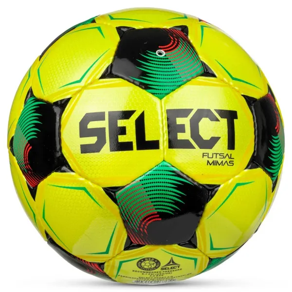 Мяч футзал. SELECT Futsal Mimas V26, 1053471007, р.4,FIFA Basic, 32п, ПУ, руч.сш, желто-зелено-черн. за 6&nbsp;113.20 ₽ в Рязани