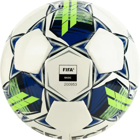 Мяч футзал. SELECT Futsal Master Shiny V22, 1043460004, р.4, Basic,32п, гл.ПУ, руч.сш,бел-син-зел за 7&nbsp;539.50 ₽ купить в Рязани