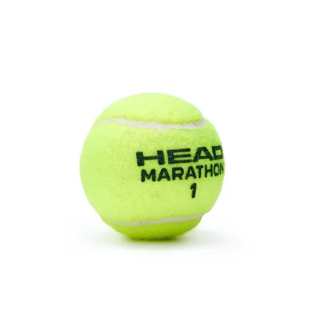 Мяч теннисный HEAD Marathon 3B, 578183, крафт. упак.3шт, без давления, фетр, нат.резина,желтый за 1&nbsp;055.70 ₽ купить в Рязани