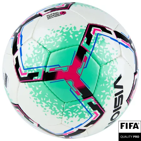 Мяч футзал. VISION SALA+, FIFA Quality Pro, FS324084 р.4, 32 п. PU, 4 подкл.сл, руч.сшив.,бело-зелен за 4&nbsp;943.60 ₽ купить в Рязани