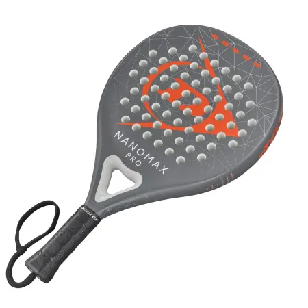 Ракетка для падела Dunlop Nanomax Pro, 10370739, для профессионалов, карбон,серо-оранжевый за 17&nbsp;248.20 ₽ купить в Рязани