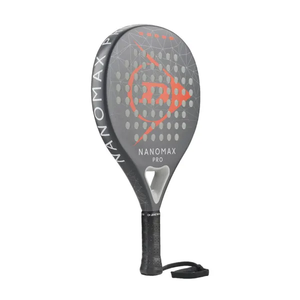 Ракетка для падела Dunlop Nanomax Pro, 10370739, для профессионалов, карбон,серо-оранжевый за 17&nbsp;248.20 ₽ в Рязани