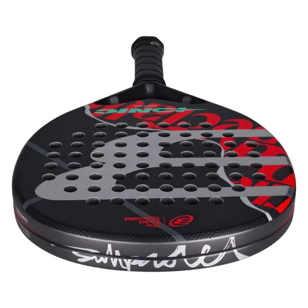 Ракетка для падела BULLPADEL Ionic Control 26, 494412, для продв. игроков, карбон, черно-красный за 33&nbsp;734.80 ₽ в Рязани