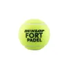 Мяч для падела Dunlop Fort Padel, 601555, уп.3 шт, FIP, сукно, нат.резина,желтый за 1&nbsp;135.60 ₽ купить в Рязани