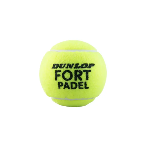 Мяч для падела Dunlop Fort Padel, 601555, уп.3 шт, FIP, сукно, нат.резина,желтый за 1&nbsp;135.60 ₽ в Рязани