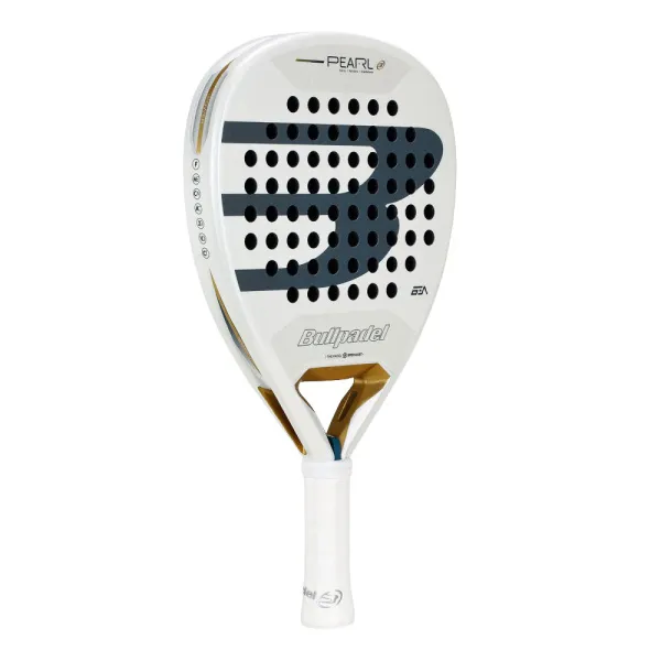 Ракетка для падела BULLPADEL Pearl 26, 493804, для профессионалов, карбон, бело-серый за 35&nbsp;929.50 ₽ в Рязани