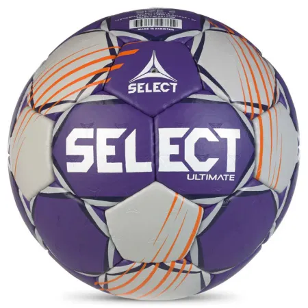 Мяч ганд. SELECT Ultimate Official EHF V24, 1612858999, Senior(р.3), EHF Appr, ПУ, руч.сш, фиол-сер за 15&nbsp;504 ₽ купить в Рязани