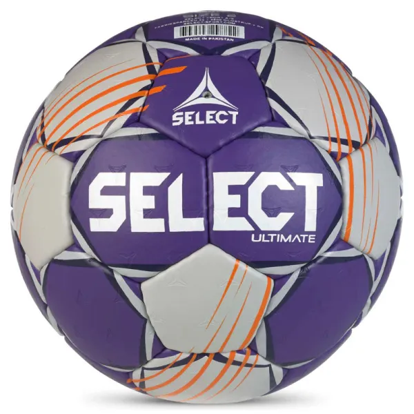 Мяч ганд. SELECT Ultimate Official EHF V24, 1612858999, Senior(р.3), EHF Appr, ПУ, руч.сш, фиол-сер за 15&nbsp;504 ₽ в Рязани