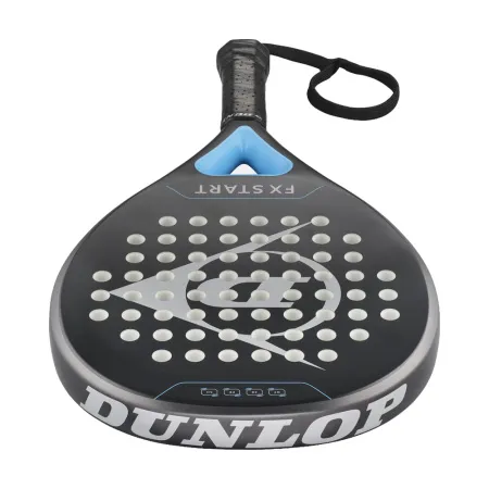 Ракетка для падела Dunlop FX Start, 10370737, для начинающих, гибрид, графит, черно-синий за 13&nbsp;175 ₽ купить в Рязани