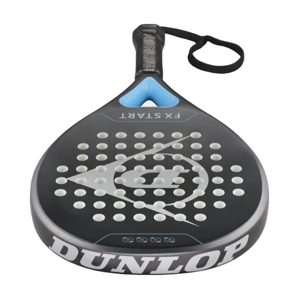 Ракетка для падела Dunlop FX Start, 10370737, для начинающих, гибрид, графит, черно-синий за 13&nbsp;175 ₽ в Рязани