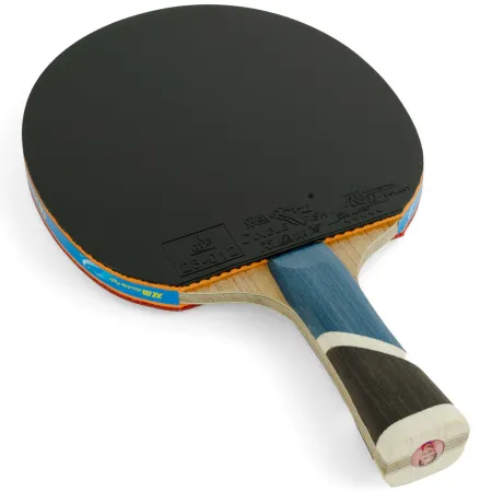 Ракетка для н/т DOUBLE FISH 5A+C, для продвин, ITTF Appr, накл. 2,1 мм, конич. ручка+ 2 мяча V40+мм за 2&nbsp;779.50 ₽ купить в Рязани