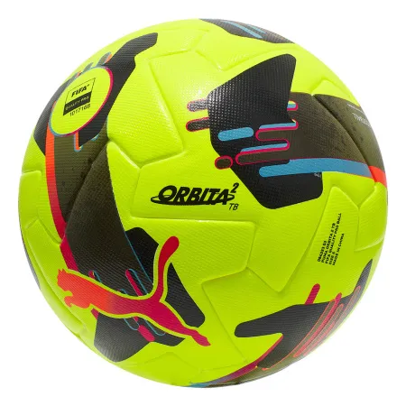 Мяч футб. PUMA Orbita 2 TB, 08432303, р.5, FIFA Quality Pro, 12 пан., ТПУ, термосшивка, желто-черный за 7&nbsp;260.70 ₽ купить в Рязани