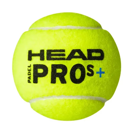 Мяч для падела HEAD Padel Pro S+, 540303, уп.3 шт, FIP Approved, войлок,нат.резина,желтый за 933.30 ₽ купить в Рязани