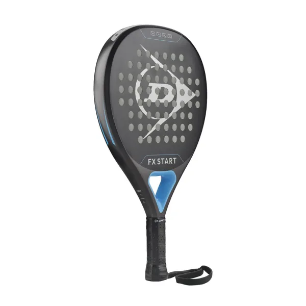 Ракетка для падела Dunlop FX Start, 10370737, для начинающих, гибрид, графит, черно-синий за 13&nbsp;175 ₽ в Рязани
