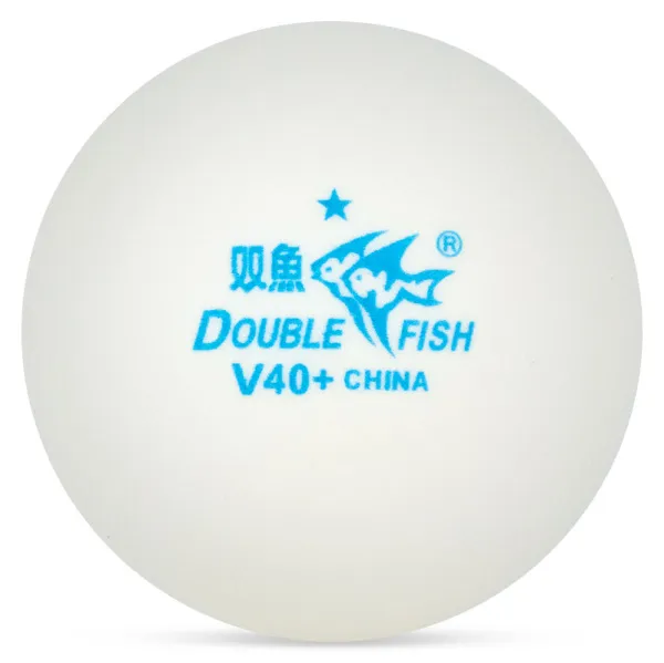 Мяч для наст. тенниса DOUBLE FISH 1* Ball, арт. V40+1, диам. V40+мм,плаcтик,упак.100 шт,белый за 4&nbsp;243.20 ₽ в Рязани