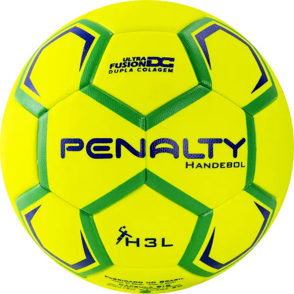 Мяч ганд. PENALTY HANDEBOL H3L ULTRA FUSION X, 5203632600-U, р.3, PU, термосшивка, жел за 3&nbsp;187.50 ₽ в Рязани