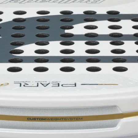 Ракетка для падела BULLPADEL Pearl 26, 493804, для профессионалов, карбон, бело-серый за 35&nbsp;929.50 ₽ купить в Рязани