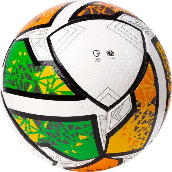 Мяч футзал. TORRES Futsal Club, FS323764, р.4, 10 пан. ПУ, 4 под. сл, гибрид. сш. бело-зел-оранж за 2&nbsp;264.40 ₽ в Рязани