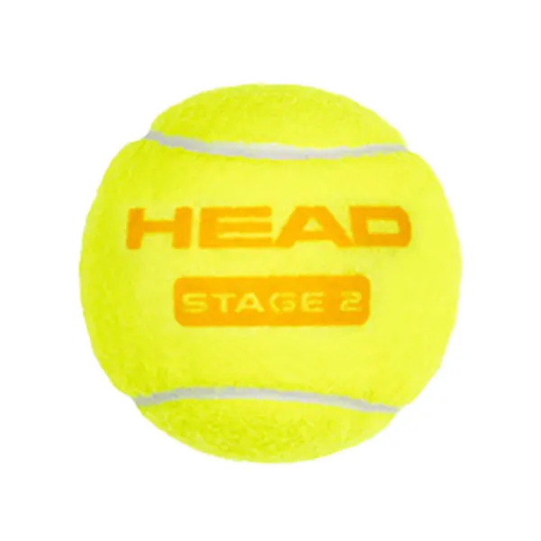 Мяч теннисный детский HEAD Stage 2 Orange, 578423,уп.3 шт, фетр,нат.резина,желто-оранжевый за 836.40 ₽ в Рязани