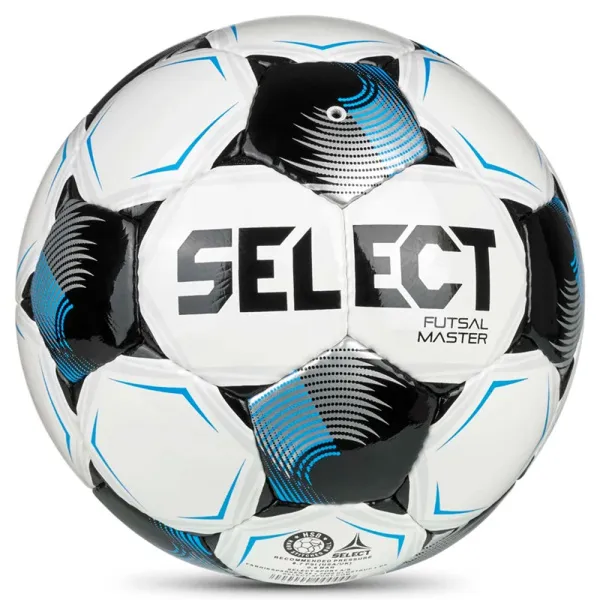 Мяч футзал. SELECT Futsal Master V26, 1043471003, р.4, Basic,32п, гл.ПУ, руч.сш,бело-сине-черный за 7&nbsp;031.20 ₽ в Рязани