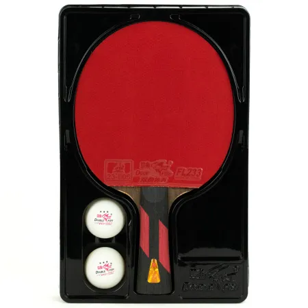 Ракетка для н/т DOUBLE FISH 7A+C, для професс.,ITTF Appr.,накл.2,1мм,+ 2 мяча V40+мм ITTF Appr за 3&nbsp;559.80 ₽ купить в Рязани