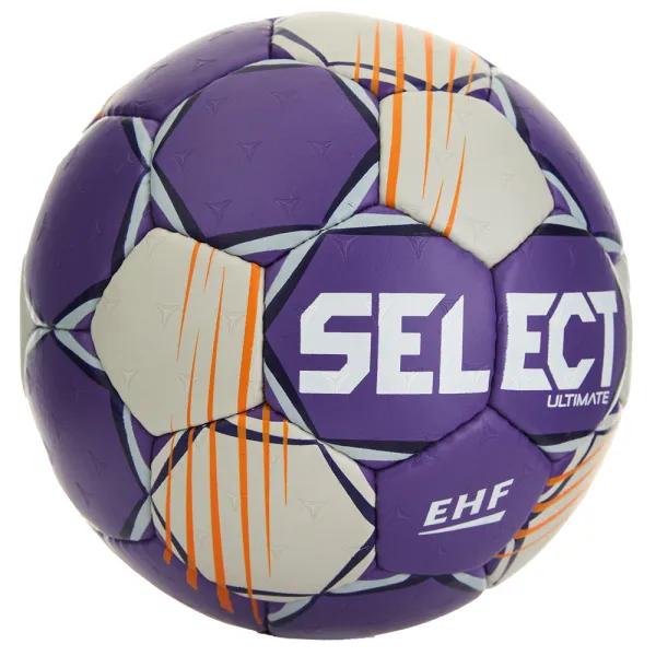 Мяч ганд. SELECT Ultimate Official EHF V24, 1612858999, Senior(р.3), EHF Appr, ПУ, руч.сш, фиол-сер за 15&nbsp;504 ₽ в Рязани