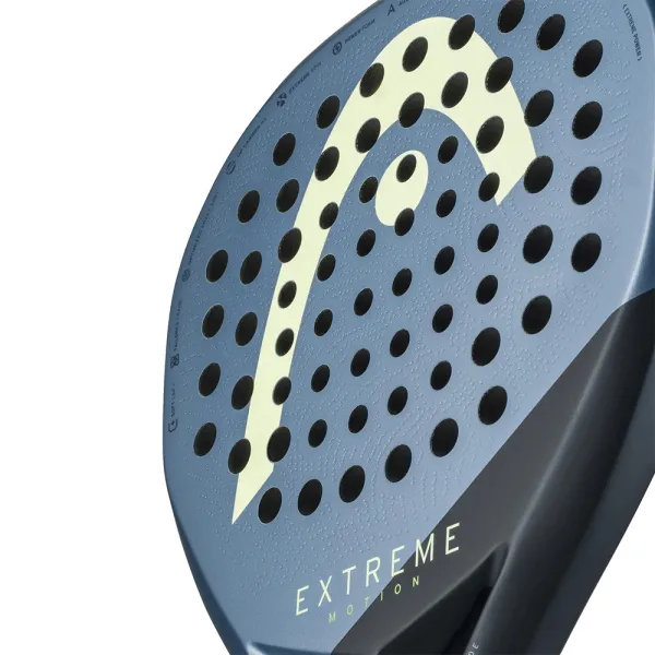 Ракетка для падела HEAD Extreme Motion, 223135, для профессионалов, углеродное волокно, темно-синий за 26&nbsp;894 ₽ в Рязани