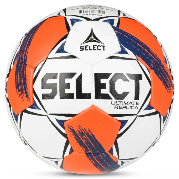 Мяч ганд. SELECT Ultimate Replica v25, 3572858745, р.3(Senior), ПУ,руч.сш, бел-оранж-т.син за 5&nbsp;373.70 ₽ в Рязани