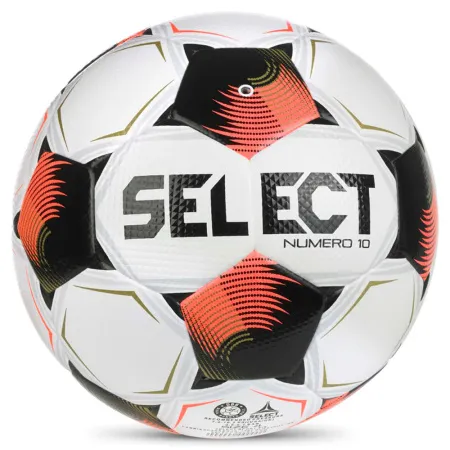 Мяч футб. SELECT Numero 10 V26, 0574071002, р.4, FIFA Basic, 32п, ПУ, гибр.сш, бело-черно-оранжевый за 8&nbsp;404.80 ₽ купить в Рязани