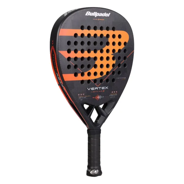 Ракетка для падела BULLPADEL Vertex Advance, 494414, для проф. и любителей, карбон, черно-оранжевый за 21&nbsp;559.40 ₽ в Рязани