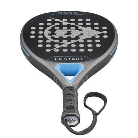 Ракетка для падела Dunlop FX Start, 10370737, для начинающих, гибрид, графит, черно-синий за 13&nbsp;175 ₽ купить в Рязани